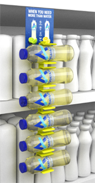 Hanging Shelf Display: Aquarius Grip