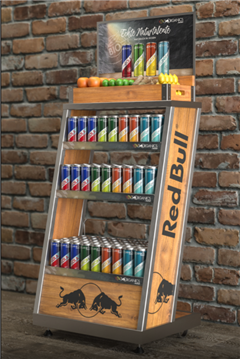 Flavours: Red Bull & Garnish Display