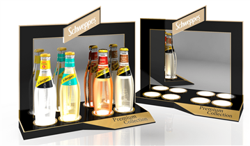 Schweppes Illuminated Premium Display