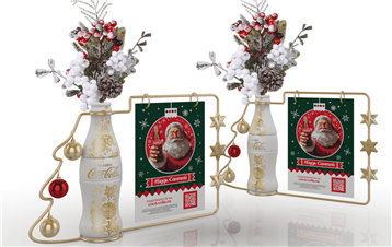 Coca-Cola Christmas Counter Display