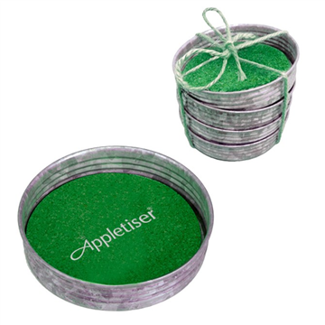 Felt and Tin Coasters