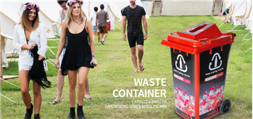 Coca-Cola Bottle Shaped Lid Recycling Bin