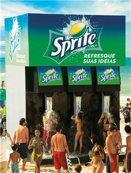 Sprite Branded Public Shower