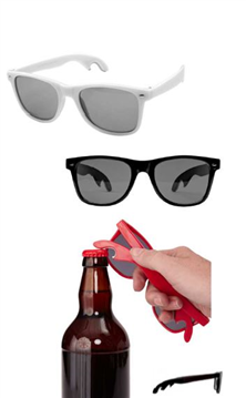 Sunglasses with Bottle Opener