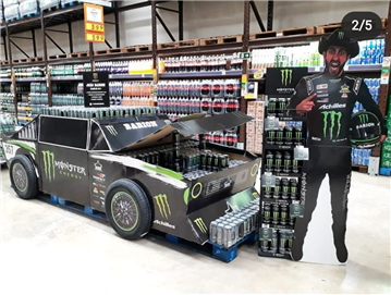 Monster Cardboard Car