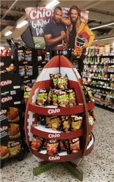 Chio POS Made of Cardboard