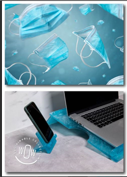 Products made from Recycled Face Masks