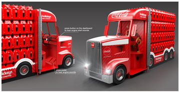 Christmas Truck Permanent Materials with Sound and Lights